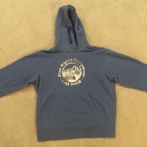Mens’s small blue North Face hoodie/sweatshirt